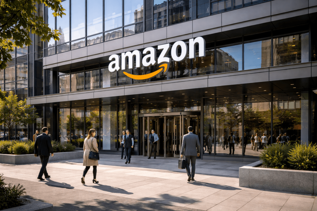 Why is Amazon stock surging 4% today