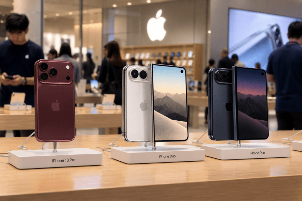 Apple stock falls as analysts assess iPhone 18 pro and foldable demand
