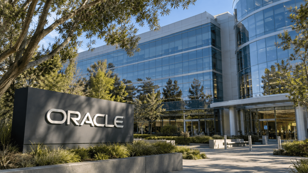 Why is Oracle stock falling 4% today?