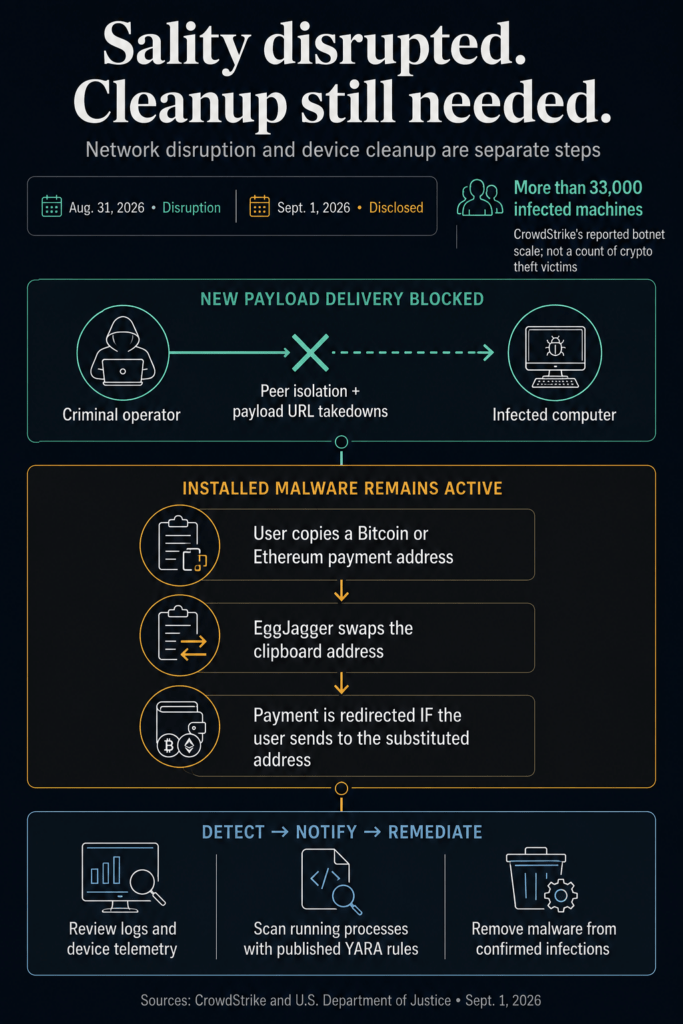 Active crypto address “copy and paste attack” threatens users even after major malware cleanup cut off hackers