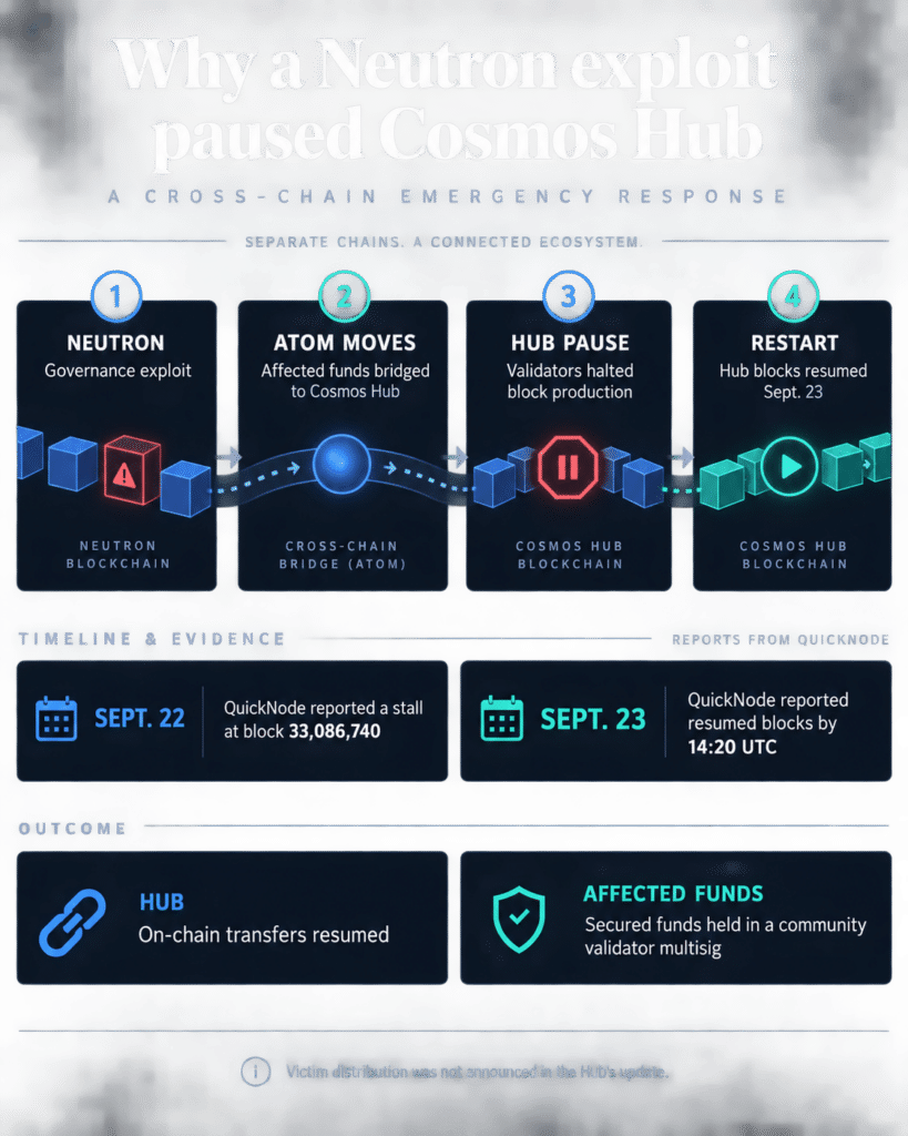Cosmos restarted to seize $2.2 million in stolen ATOM, but 169,000 tokens still escaped