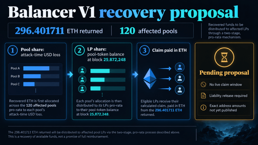Why Balancer’s $1.4M hack recovery won’t pay LPs anytime soon