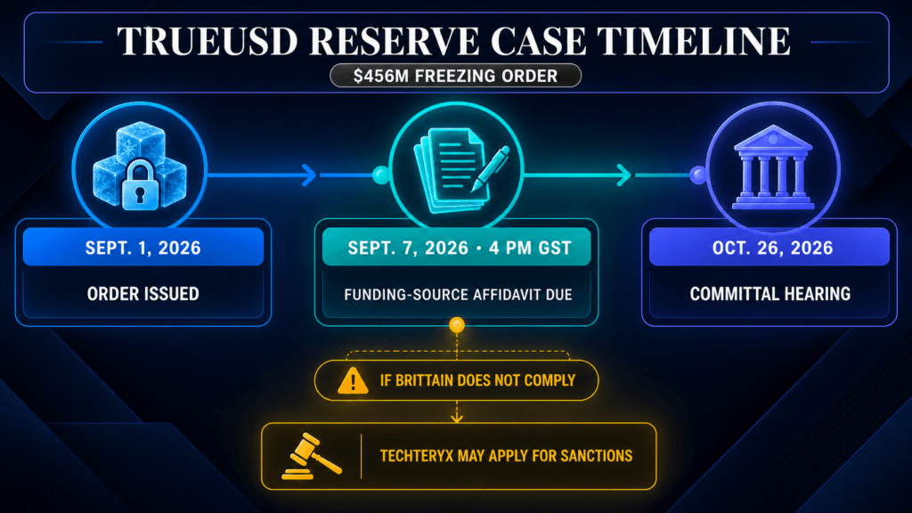 TrueUSD’s $456M court case gives defendant days to reveal legal funding source – or face court sanctions