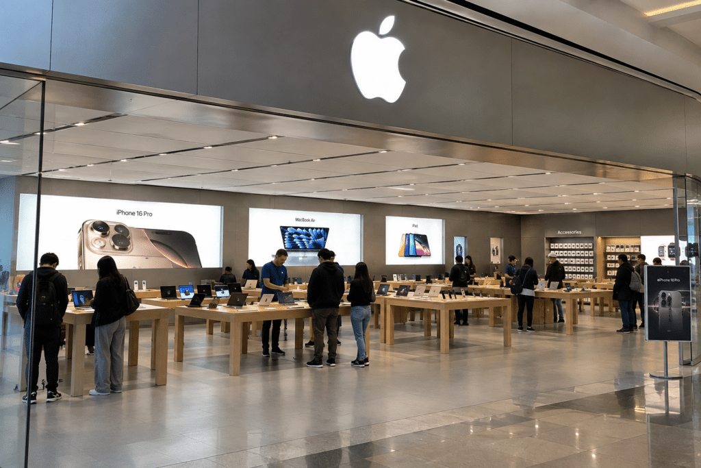 Why is Apple stock down on Thursday?