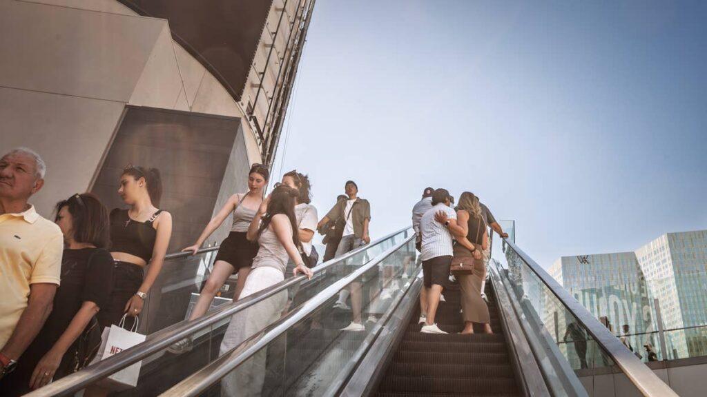 Those who stand still on the Las Vegas Strip can be hit with $1,000 fine